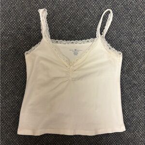 Brandy Melville Ivory Lace Cami Top